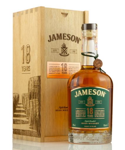 Slika JAMESON whiskey 18y 40% 0,7 l