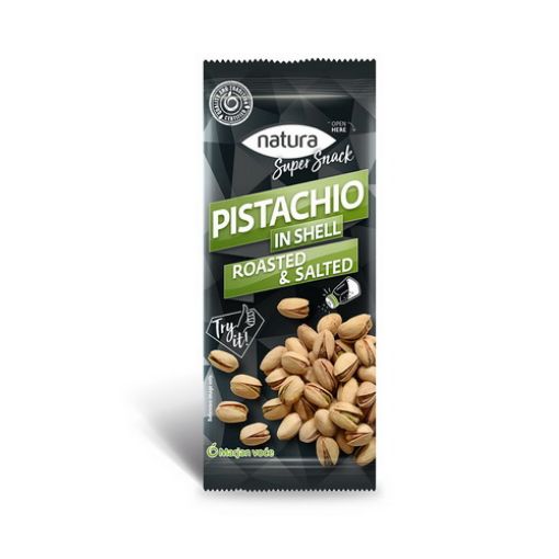 Slika NATURA PISTACIJA PEČENA SLANA 50 g SUPER SNACK