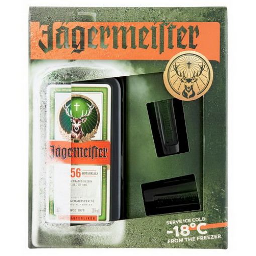 Slika JAGERMEISTER 0,7 l poklon kutija + 2čaše 