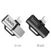 Slika ADAPTER HOCO LS20 APPLE DUAL LIGHTNING DIGITAL AUDIO black