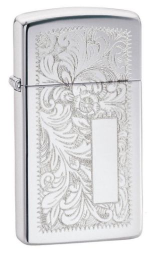 Slika ZIPPO UPALJAČ Slim® Chrome Venetian® 1652