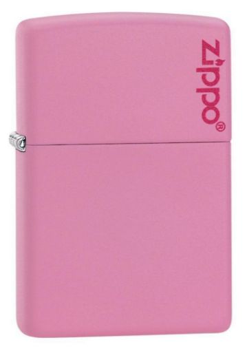 Slika ZIPPO UPALJAČ 238ZL Classic Pink Matte Logo
