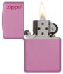 Slika ZIPPO UPALJAČ 238ZL Classic Pink Matte Logo