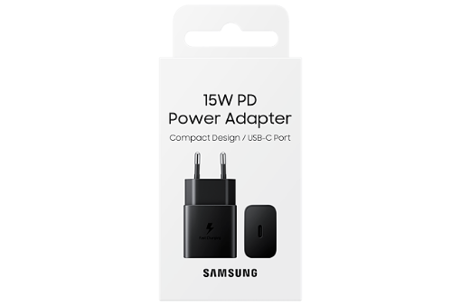 Slika PUNJAČ SAMSUNG EP-T1510NBEGEU 15W USB C crni blister