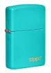 Slika ZIPPO UPALJAČ Classic Flat Turquoise Logo 49454zl