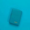 Slika ZIPPO UPALJAČ Classic Flat Turquoise Logo 49454zl