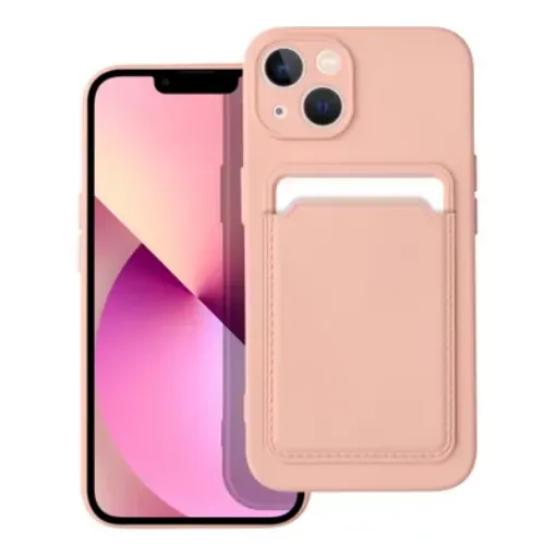 Slika TORBICA FORCELL CARD IPHONE 13 pink