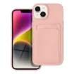 Slika TORBICA FORCELL CARD IPHONE 14 pink