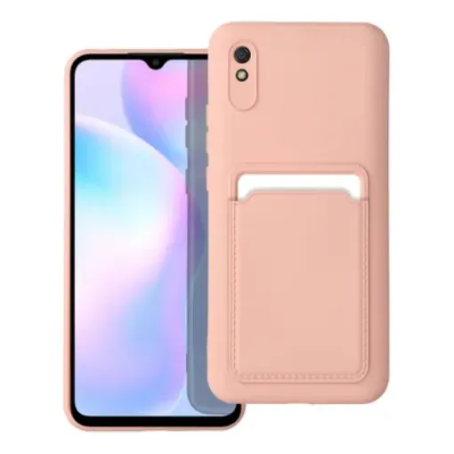 Slika TORBICA FORCELL CARD XIAOMI REDMI 9A/9AT pink