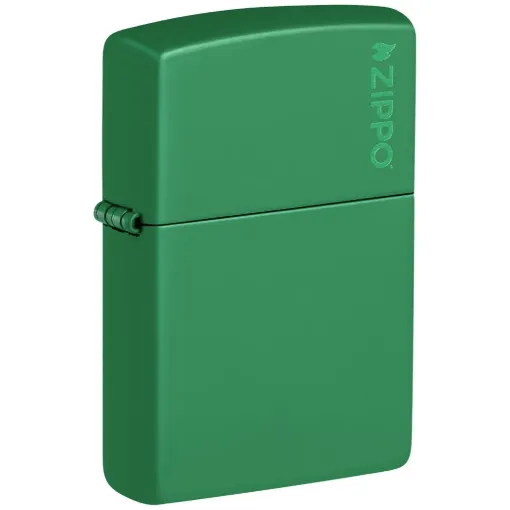 Slika ZIPPO UPALJAČ Classic Grass Green Matte Zippo Logo 48629ZL