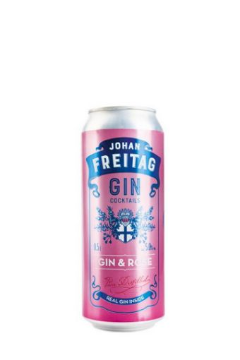 Slika JOHAN FREITAG GIN & TONIC ROSE 0,5 l lim