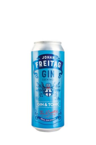 Slika JOHAN FREITAG GIN & TONIC 0,5 l lim