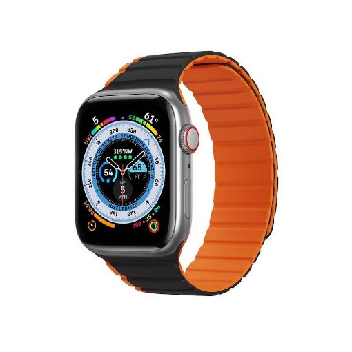 Slika NARUKVICA DUX DUCIS LD ZA APPLE WATCH 38/40/41mm black/orange