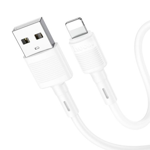 Slika DATA/USB KABEL HOCO X83 USB to lightning 2,4A 1m bijeli