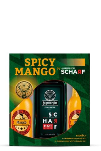 Slika SPICY MANGO by Jager(Scharf 0,7 l +2xTH Mystic Mang  0,2 l )