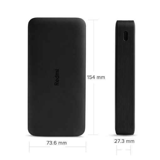 Slika XIAOMI 20000MAH REDMI 18W FAST CHARGE black - POWER BANK