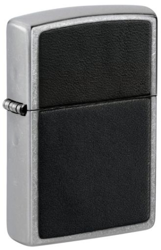 Slika ZIPPO UPALJAČ Black Leather Emblem 46778