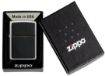 Slika ZIPPO UPALJAČ Black Leather Emblem 46778