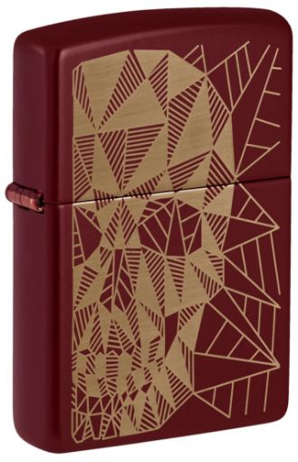 Slika ZIPPO UPALJAČ Geometric Skull Design 46835