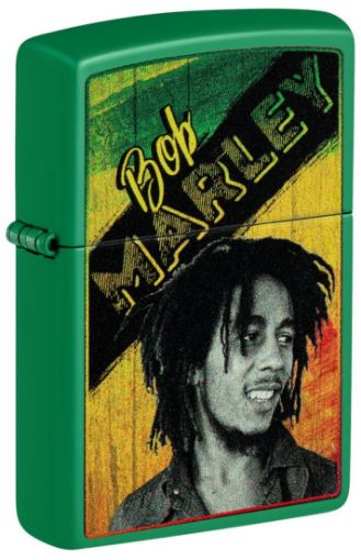 Slika ZIPPO UPALJAČ Bob Marley Grass Green 46152